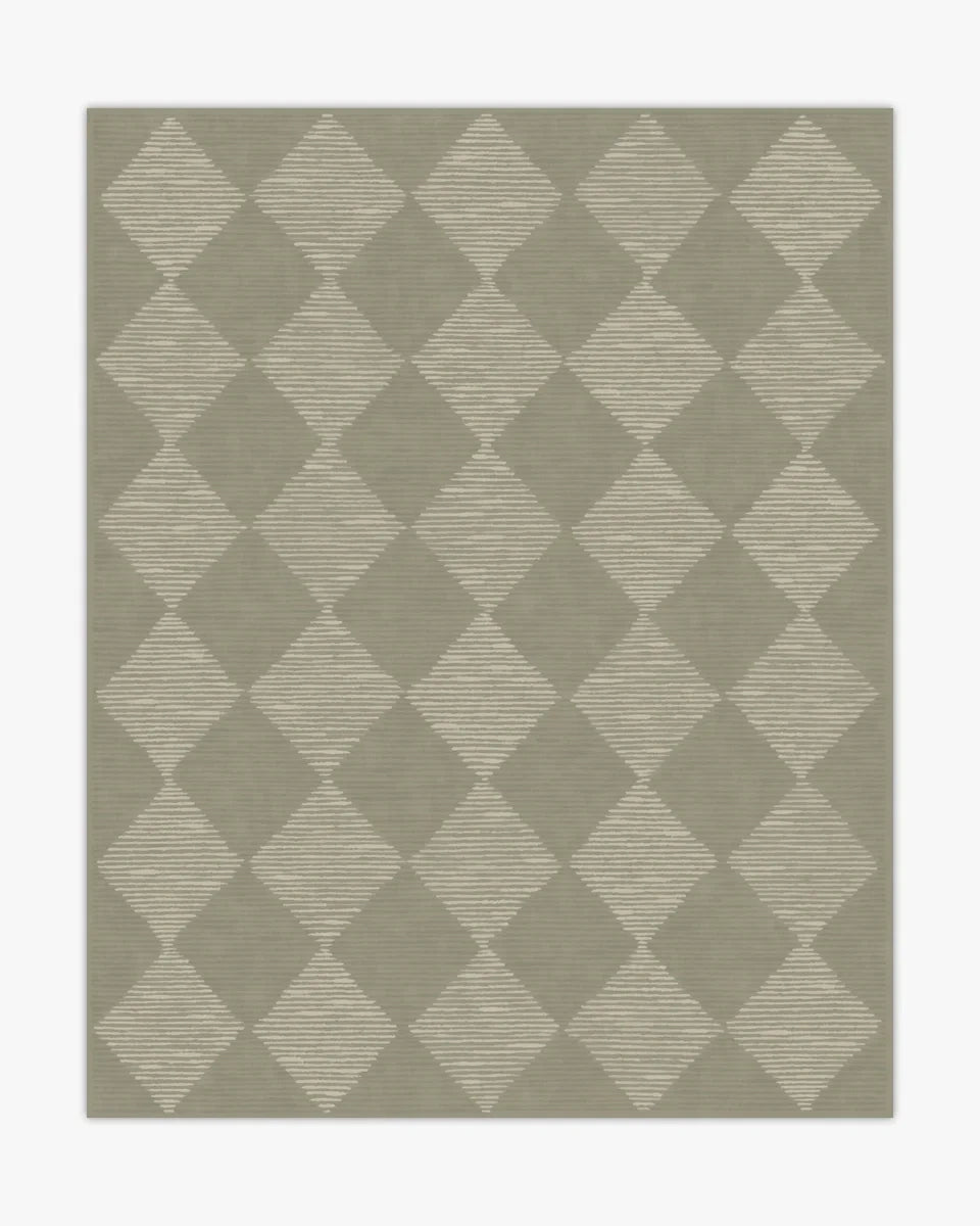 Coronado Cypress Green Flooret Classic washable rug