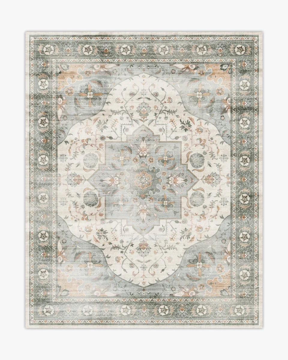 Encinitas Olive Green Flooret rug