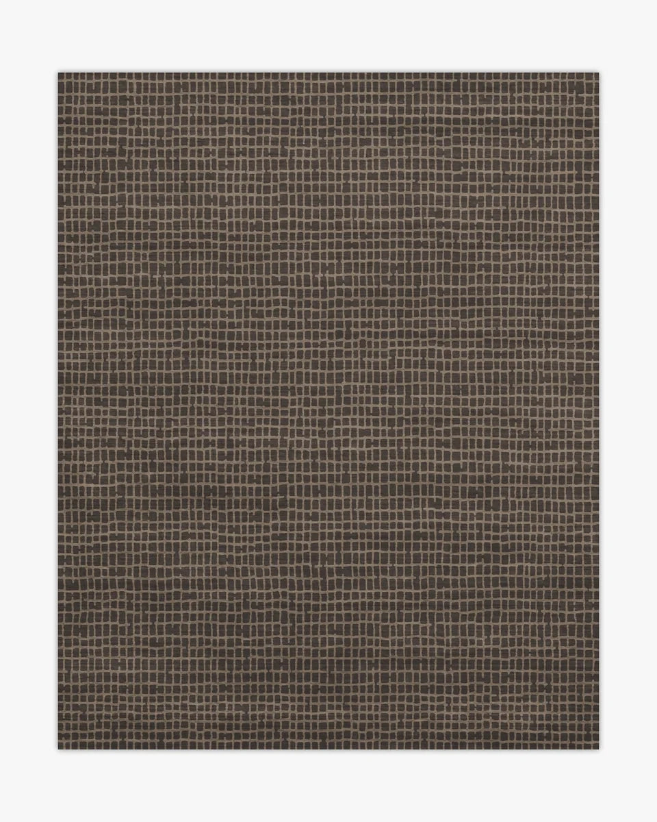 La Jolla Umber Brown Flooret Classic washable rug