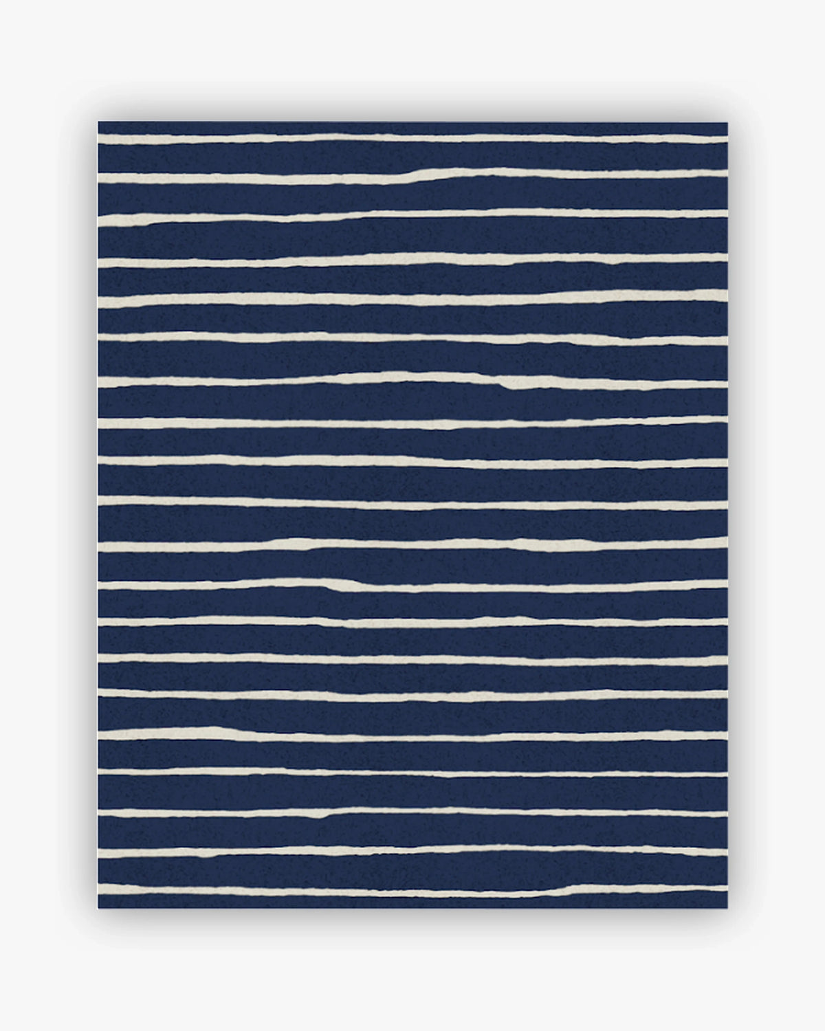 Oceanside Deep Blue Flooret Cloud washable rug